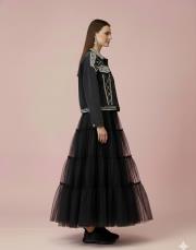 kadın kot ceket siyah 3