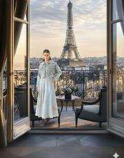 kadın incili kot açık mavi 3