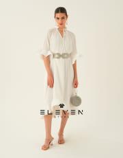 kadın volanlı tasarım elbise beyaz 5