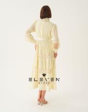 kadın rahat şifon elbise krem 3