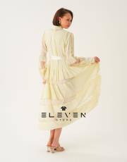 kadın rahat şifon elbise krem 5