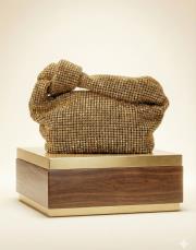 tasarım çanta gold