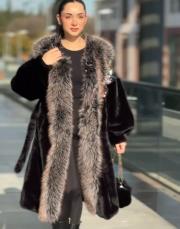 tasarım kürk siyah