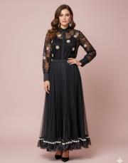 tasarım dantel gölek siyah 4