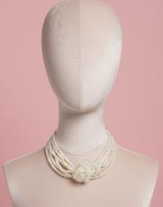 tasarım kolye beyaz