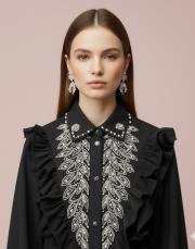 tasarım gömlek siyah