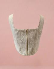 tasarım crop etekli takım krem 4