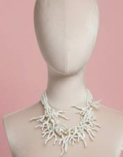 tasarım kolye beyaz