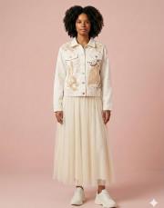 tasarım kot ceket ekru 2