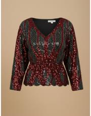 pullu bluz kırmızı