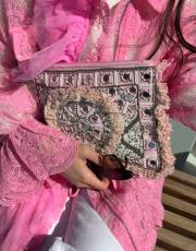 vintage çanta ithal pembe 4