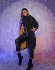 fermuar detay deri pantolon siyah 2