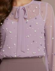 incili bluz ithal pembe 3