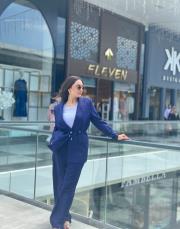 belden ayarlı  keten takım lacivert 3