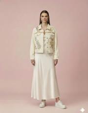 tasarım kot ceket kırık beyaz 4