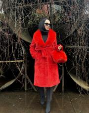 kürk ithal kırmızı 4