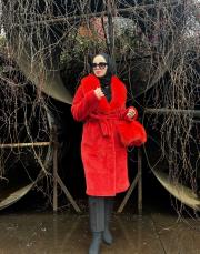 kürk ithal kırmızı 5