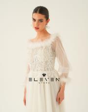 tasarım tüy detay abiye elbise beyaz 2