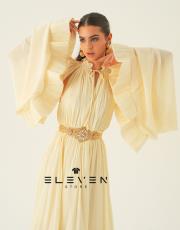 tasarım volanlı kol elbise krem 3