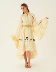 tasarım volanlı kol elbise krem 4