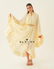 tasarım volanlı kol elbise krem 5