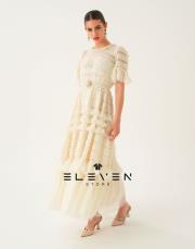 tasarım vintage organze elbise kısa kol ekru 3