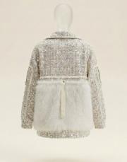 kürk inci detay ithal krem 3